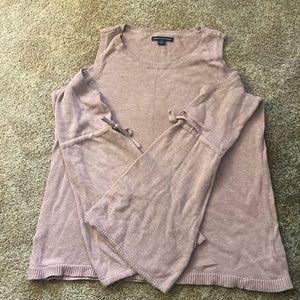 American eagle cold shoulder sweater